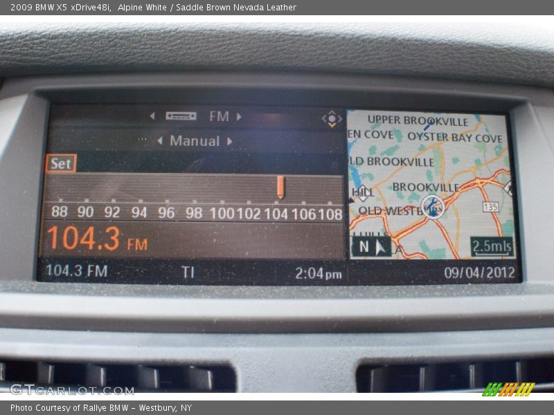 Alpine White / Saddle Brown Nevada Leather 2009 BMW X5 xDrive48i