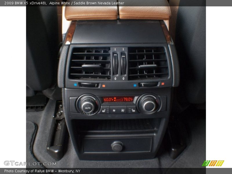 Alpine White / Saddle Brown Nevada Leather 2009 BMW X5 xDrive48i