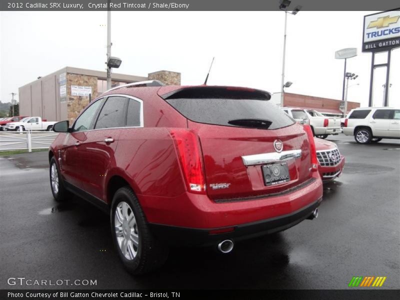 Crystal Red Tintcoat / Shale/Ebony 2012 Cadillac SRX Luxury