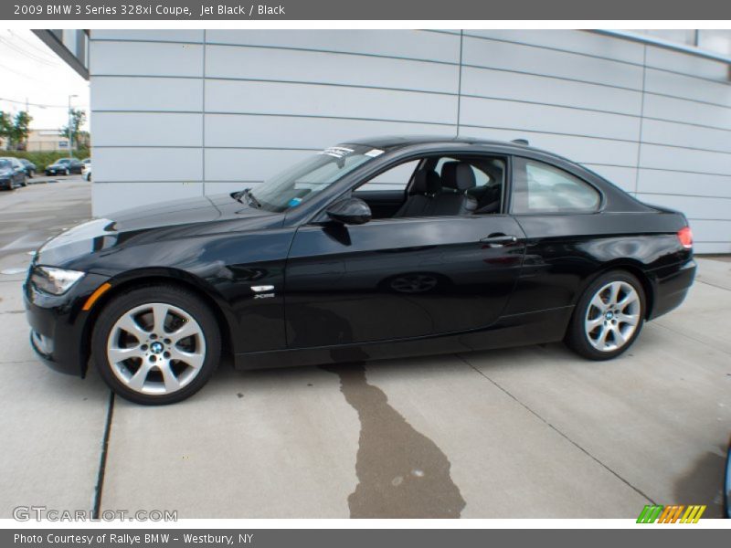 Jet Black / Black 2009 BMW 3 Series 328xi Coupe
