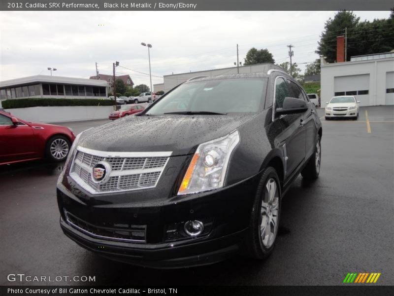 Black Ice Metallic / Ebony/Ebony 2012 Cadillac SRX Performance