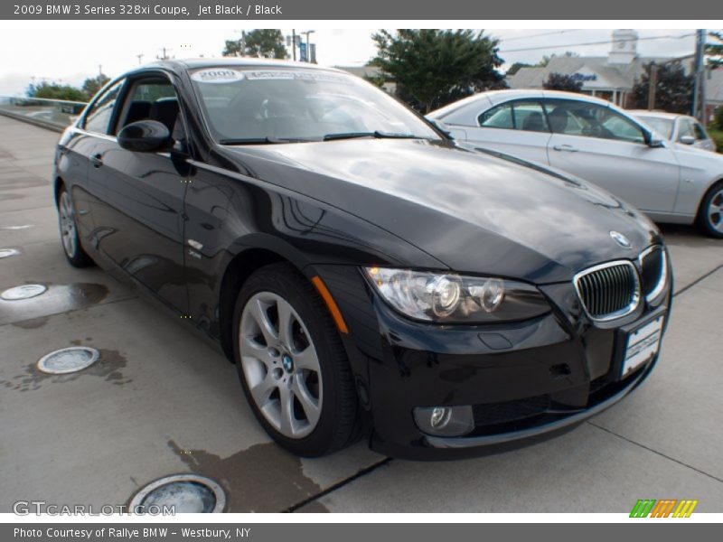 Jet Black / Black 2009 BMW 3 Series 328xi Coupe