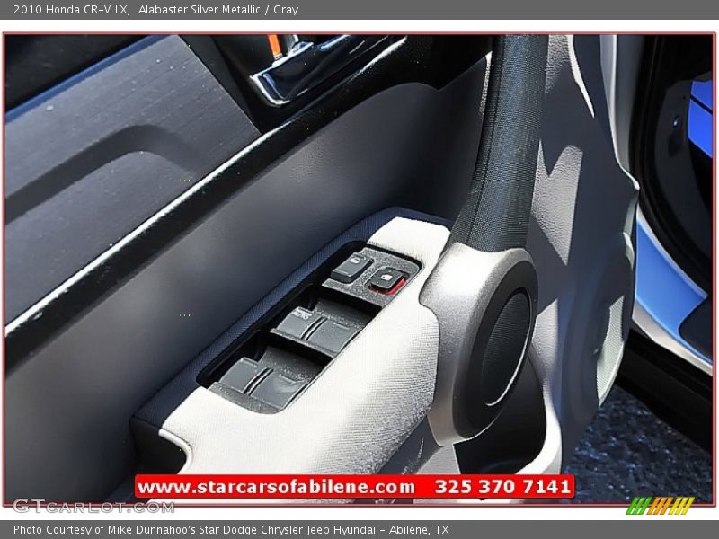 Alabaster Silver Metallic / Gray 2010 Honda CR-V LX