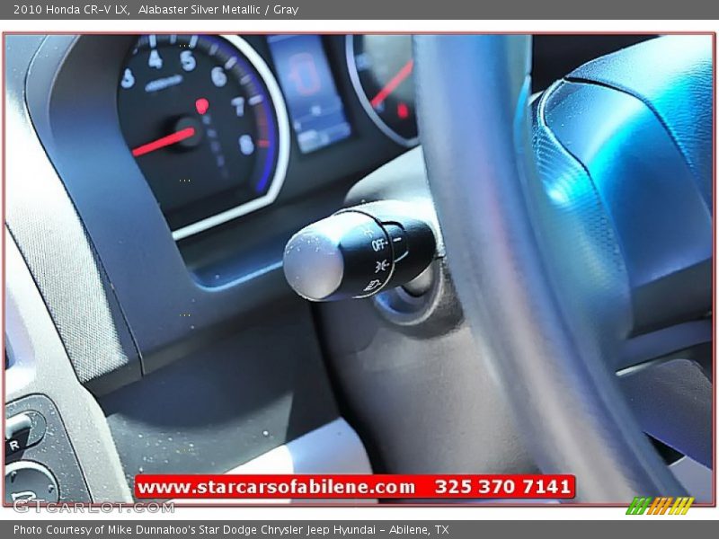 Alabaster Silver Metallic / Gray 2010 Honda CR-V LX