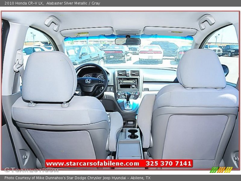 Alabaster Silver Metallic / Gray 2010 Honda CR-V LX