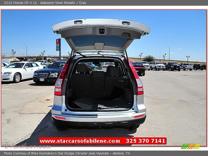 Alabaster Silver Metallic / Gray 2010 Honda CR-V LX