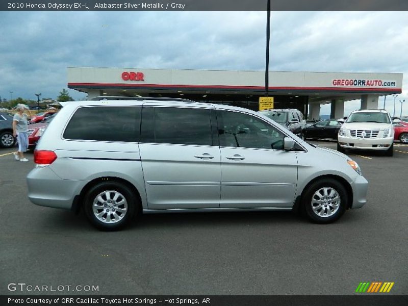 Alabaster Silver Metallic / Gray 2010 Honda Odyssey EX-L