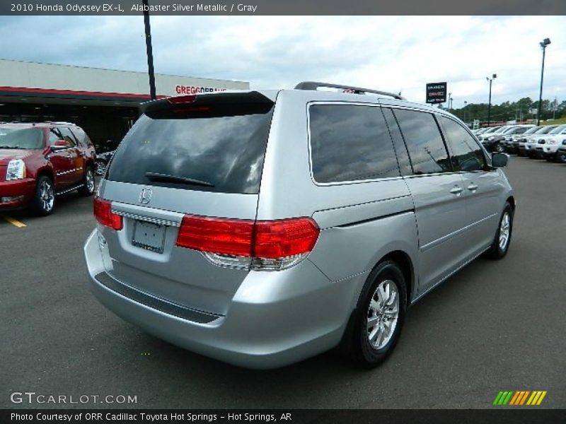 Alabaster Silver Metallic / Gray 2010 Honda Odyssey EX-L