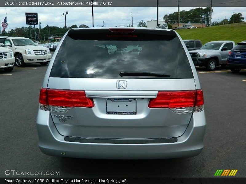 Alabaster Silver Metallic / Gray 2010 Honda Odyssey EX-L