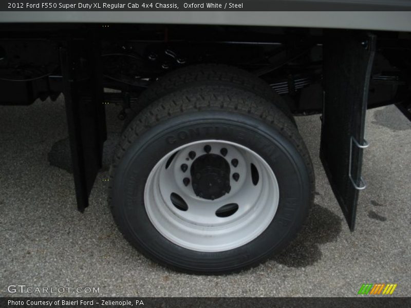 Oxford White / Steel 2012 Ford F550 Super Duty XL Regular Cab 4x4 Chassis