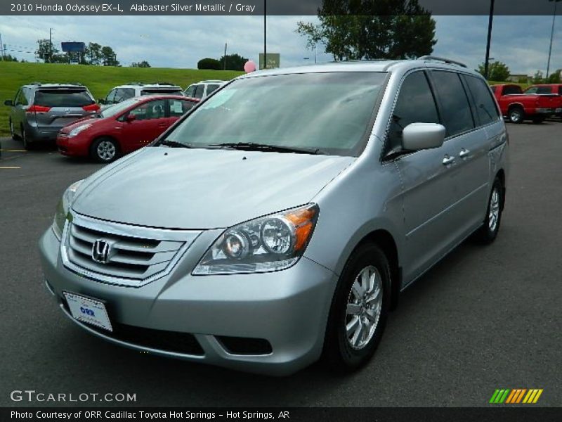 Alabaster Silver Metallic / Gray 2010 Honda Odyssey EX-L