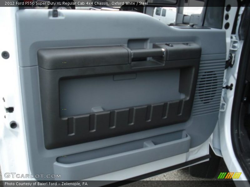 Oxford White / Steel 2012 Ford F550 Super Duty XL Regular Cab 4x4 Chassis