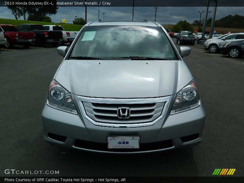 Alabaster Silver Metallic / Gray 2010 Honda Odyssey EX-L