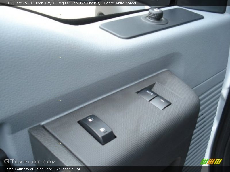 Oxford White / Steel 2012 Ford F550 Super Duty XL Regular Cab 4x4 Chassis