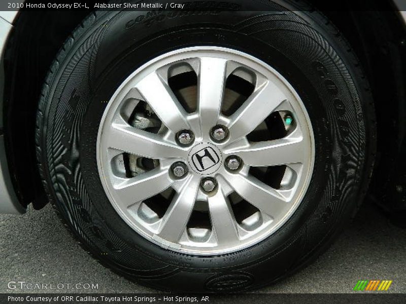 Alabaster Silver Metallic / Gray 2010 Honda Odyssey EX-L