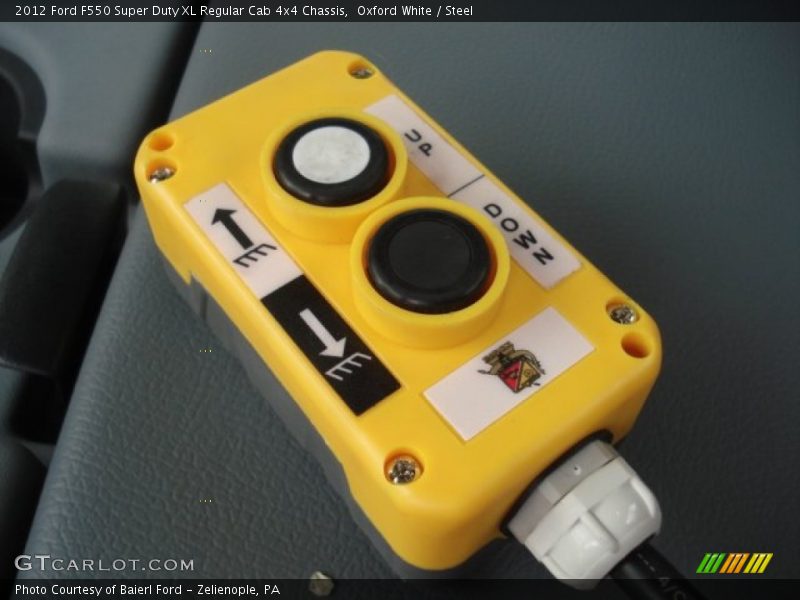 Oxford White / Steel 2012 Ford F550 Super Duty XL Regular Cab 4x4 Chassis