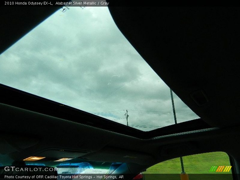 Alabaster Silver Metallic / Gray 2010 Honda Odyssey EX-L