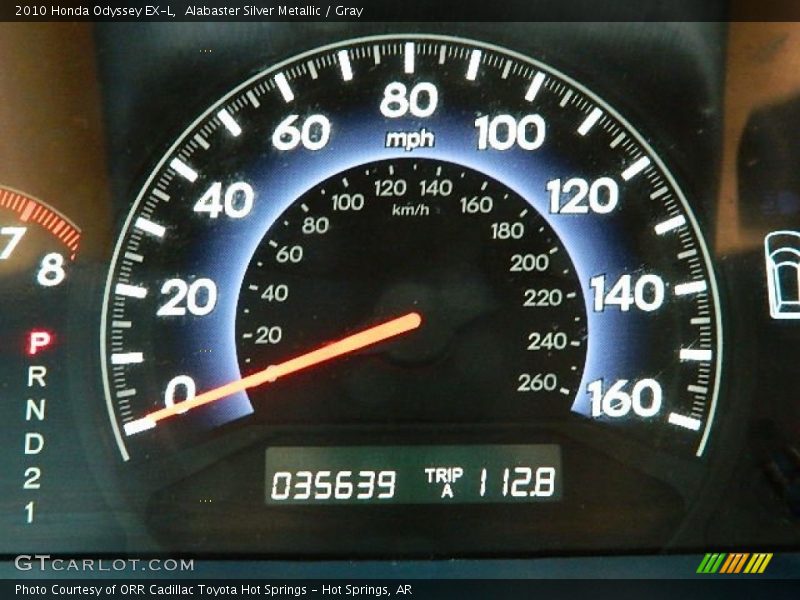 Alabaster Silver Metallic / Gray 2010 Honda Odyssey EX-L