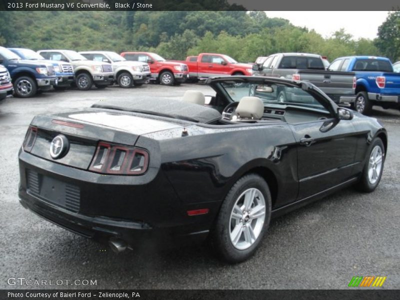 Black / Stone 2013 Ford Mustang V6 Convertible