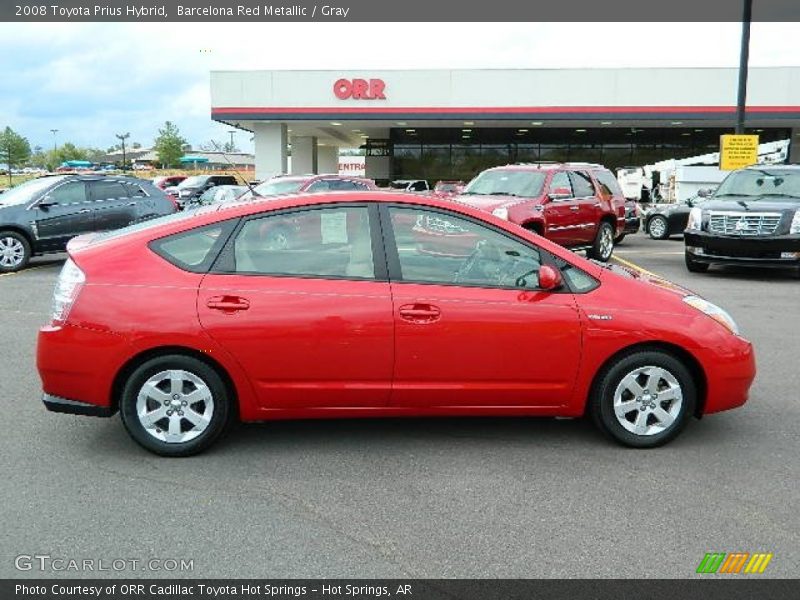 Barcelona Red Metallic / Gray 2008 Toyota Prius Hybrid