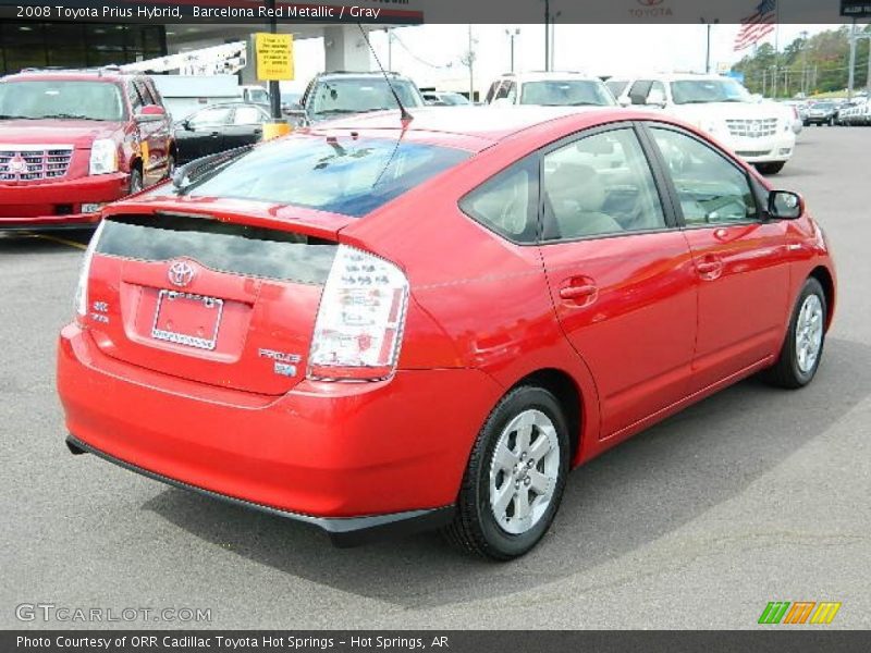 Barcelona Red Metallic / Gray 2008 Toyota Prius Hybrid