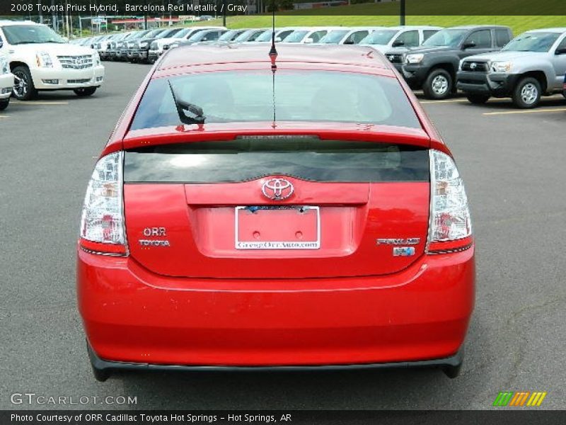 Barcelona Red Metallic / Gray 2008 Toyota Prius Hybrid