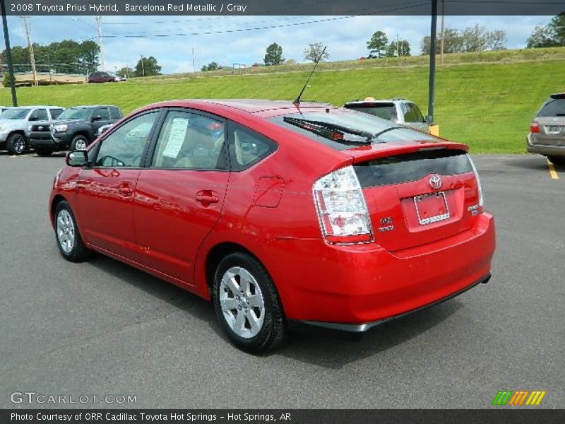 Barcelona Red Metallic / Gray 2008 Toyota Prius Hybrid