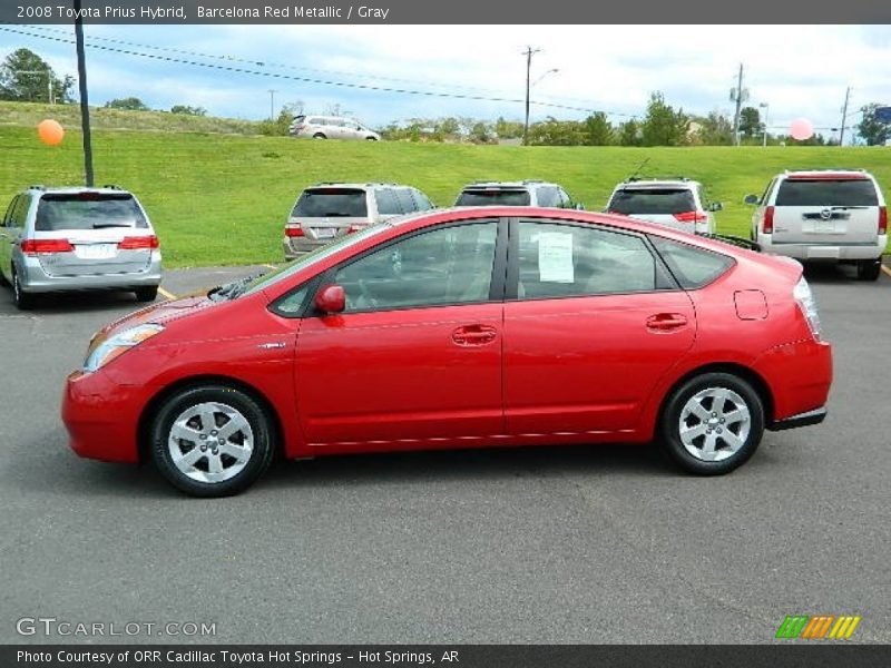 Barcelona Red Metallic / Gray 2008 Toyota Prius Hybrid