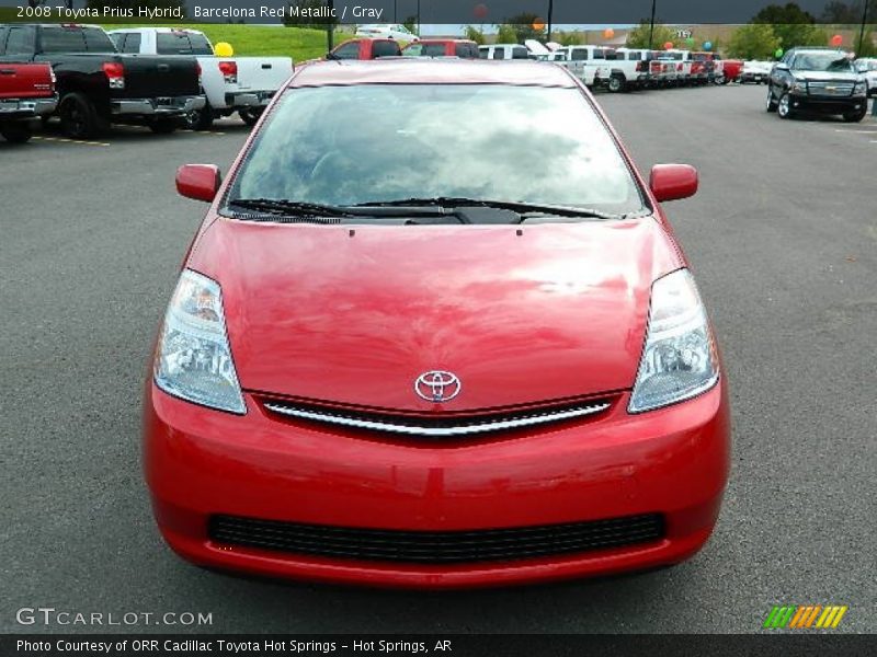 Barcelona Red Metallic / Gray 2008 Toyota Prius Hybrid