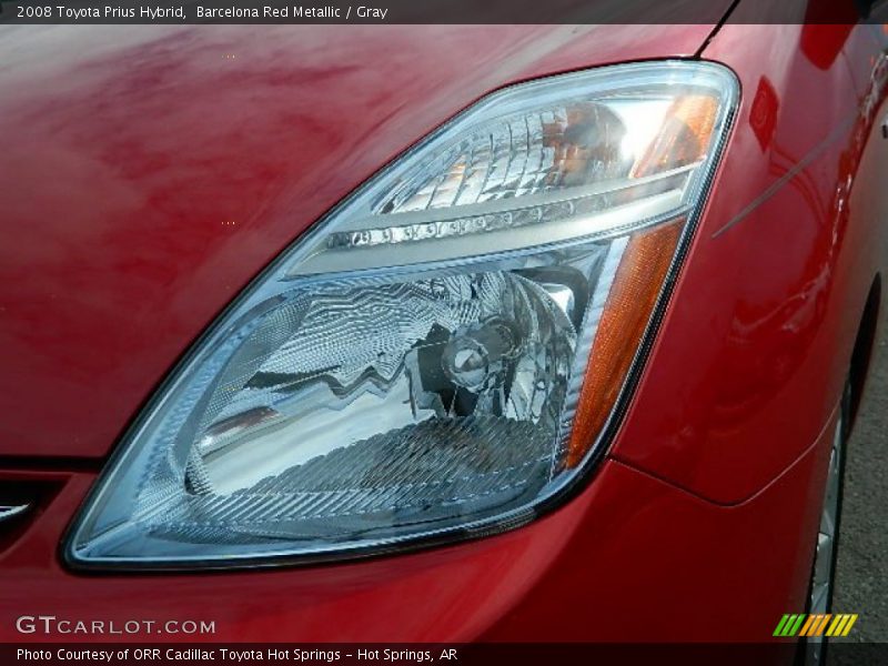 Barcelona Red Metallic / Gray 2008 Toyota Prius Hybrid