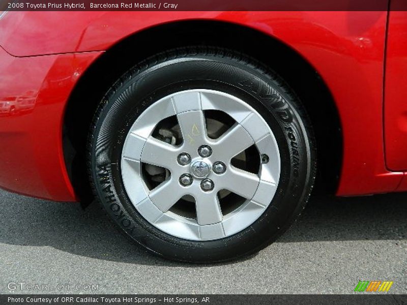 Barcelona Red Metallic / Gray 2008 Toyota Prius Hybrid
