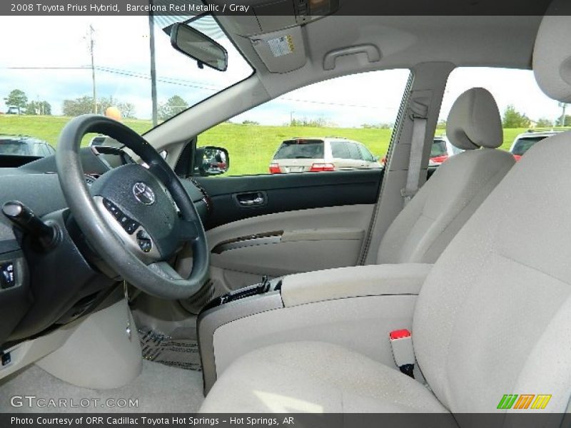 Barcelona Red Metallic / Gray 2008 Toyota Prius Hybrid