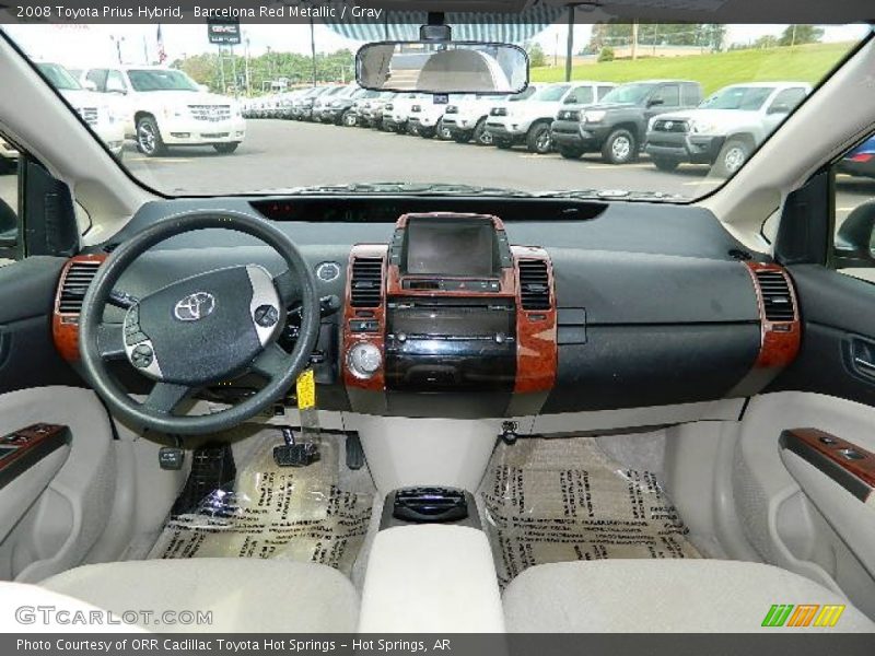 Barcelona Red Metallic / Gray 2008 Toyota Prius Hybrid