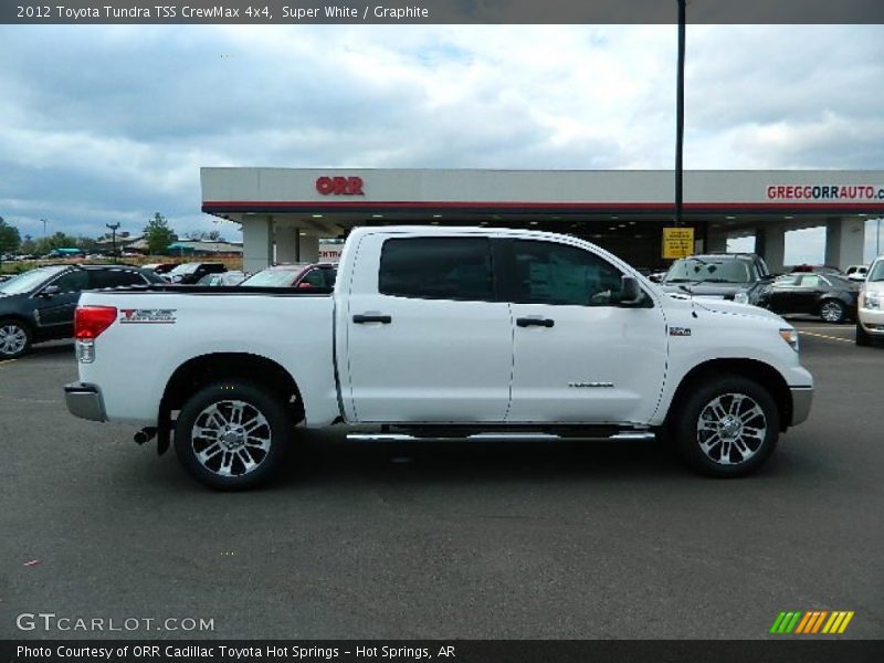 Super White / Graphite 2012 Toyota Tundra TSS CrewMax 4x4