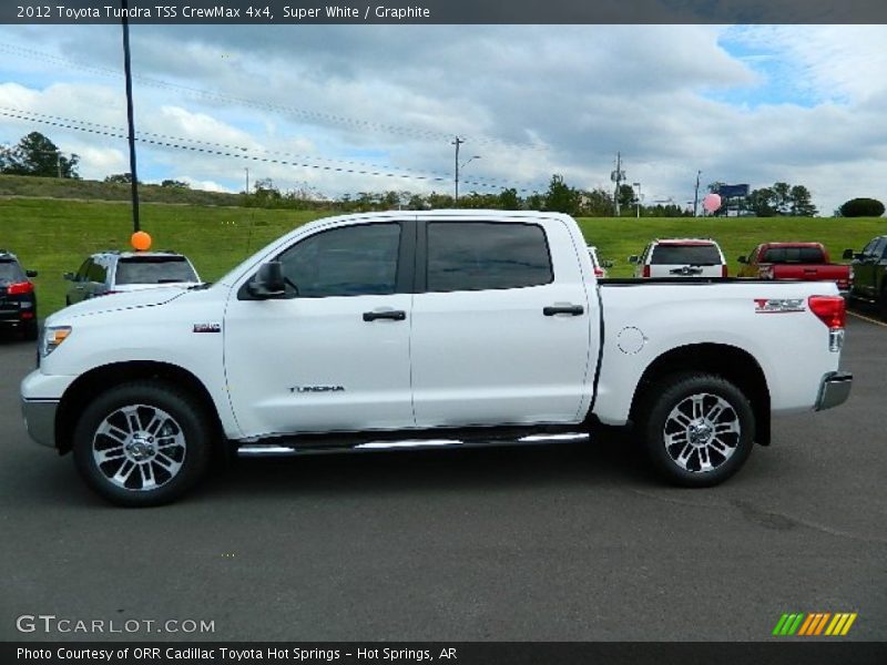 Super White / Graphite 2012 Toyota Tundra TSS CrewMax 4x4