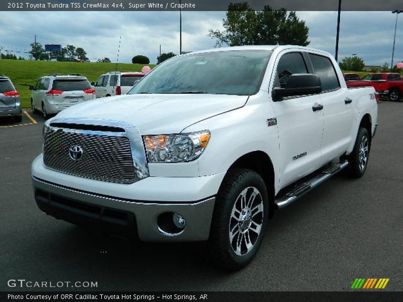 Super White / Graphite 2012 Toyota Tundra TSS CrewMax 4x4