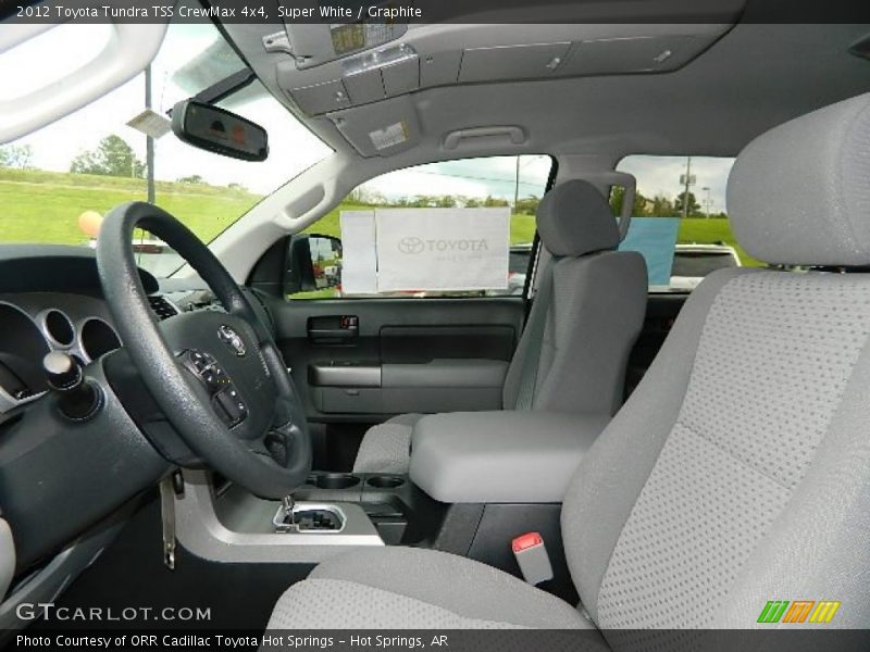 Super White / Graphite 2012 Toyota Tundra TSS CrewMax 4x4