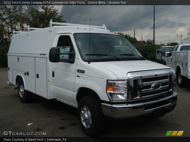 Front 3/4 View of 2012 E Series Cutaway E350 Commercial Utility Truck