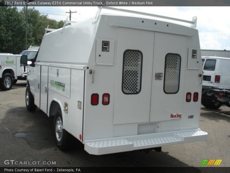 Oxford White / Medium Flint 2012 Ford E Series Cutaway E350 Commercial Utility Truck
