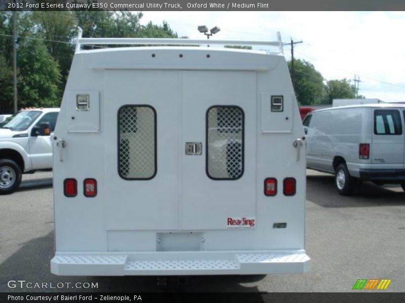 Oxford White / Medium Flint 2012 Ford E Series Cutaway E350 Commercial Utility Truck