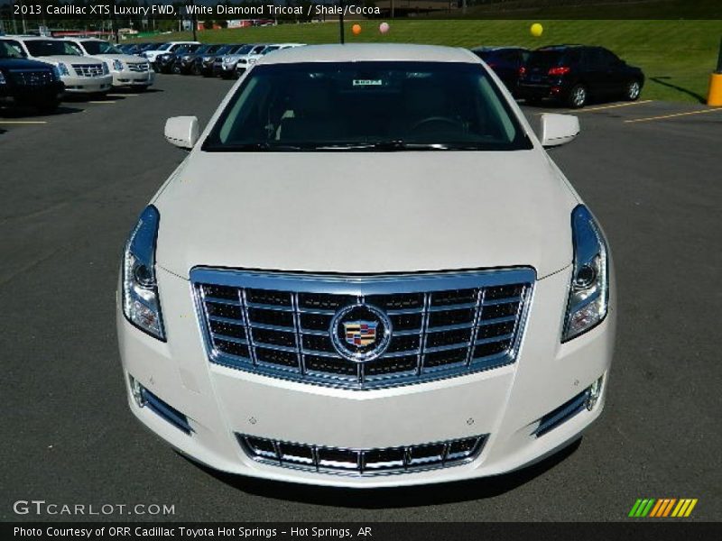 White Diamond Tricoat / Shale/Cocoa 2013 Cadillac XTS Luxury FWD