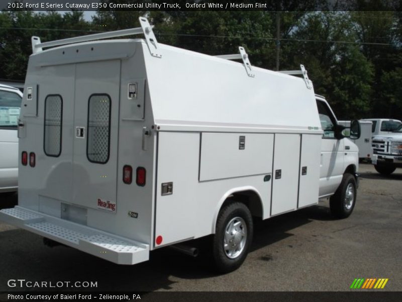 Oxford White / Medium Flint 2012 Ford E Series Cutaway E350 Commercial Utility Truck