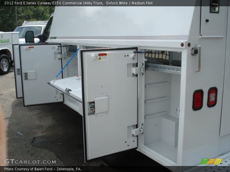 Oxford White / Medium Flint 2012 Ford E Series Cutaway E350 Commercial Utility Truck