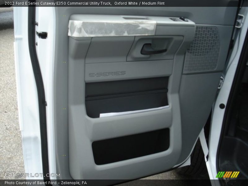 Oxford White / Medium Flint 2012 Ford E Series Cutaway E350 Commercial Utility Truck