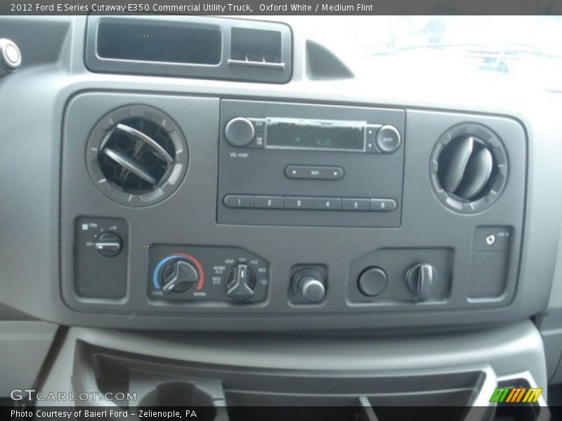 Oxford White / Medium Flint 2012 Ford E Series Cutaway E350 Commercial Utility Truck