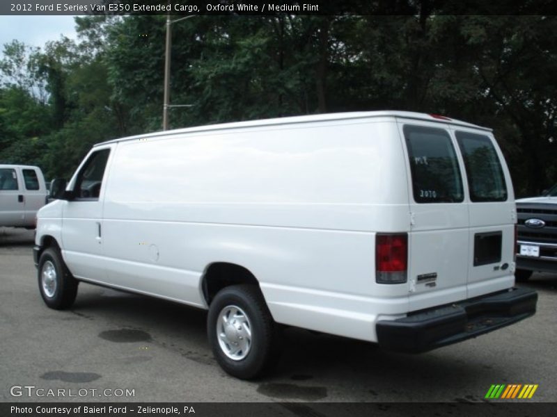 Oxford White / Medium Flint 2012 Ford E Series Van E350 Extended Cargo