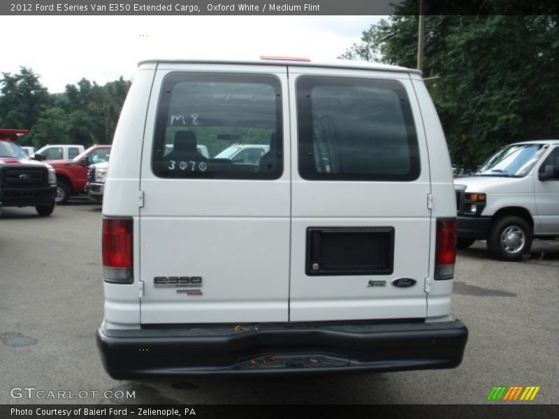 Oxford White / Medium Flint 2012 Ford E Series Van E350 Extended Cargo