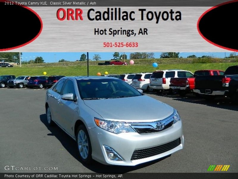 Classic Silver Metallic / Ash 2012 Toyota Camry XLE