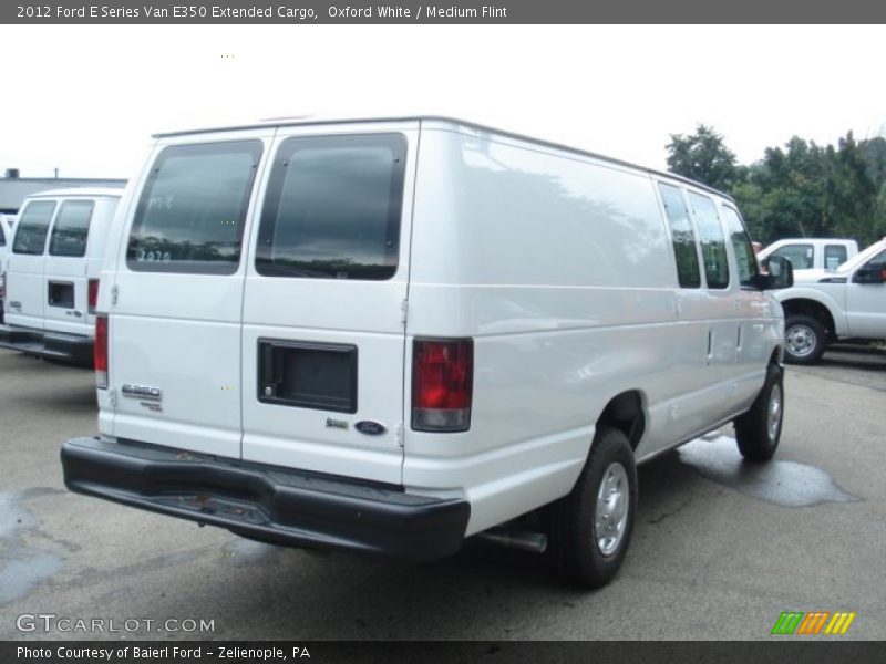 Oxford White / Medium Flint 2012 Ford E Series Van E350 Extended Cargo