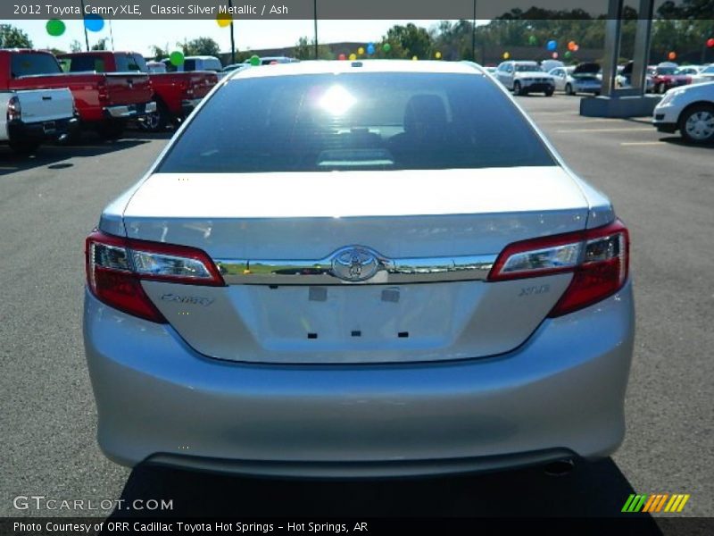 Classic Silver Metallic / Ash 2012 Toyota Camry XLE